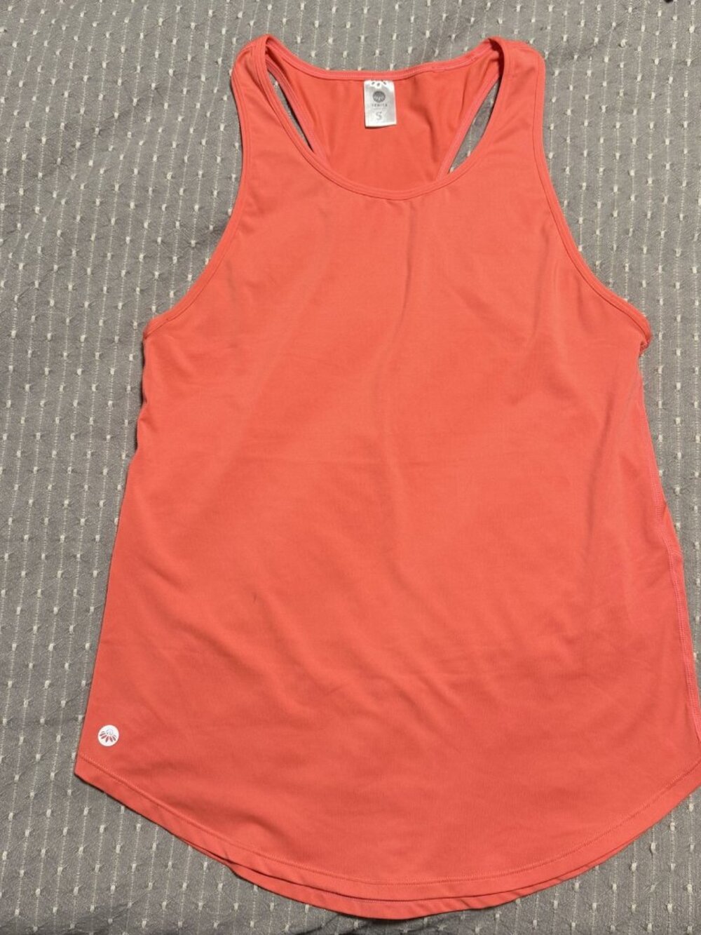Senita Athletics Relay Tank Electric Orange Size S